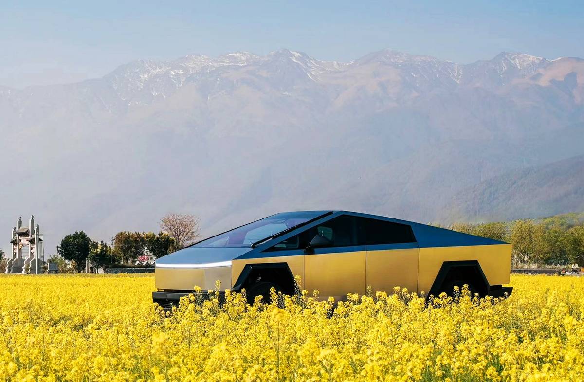 特斯拉“科幻之車”賽博越野旅行車來(lái)大理啦!